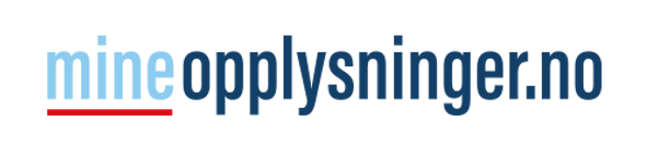 Mine opplysninger logo