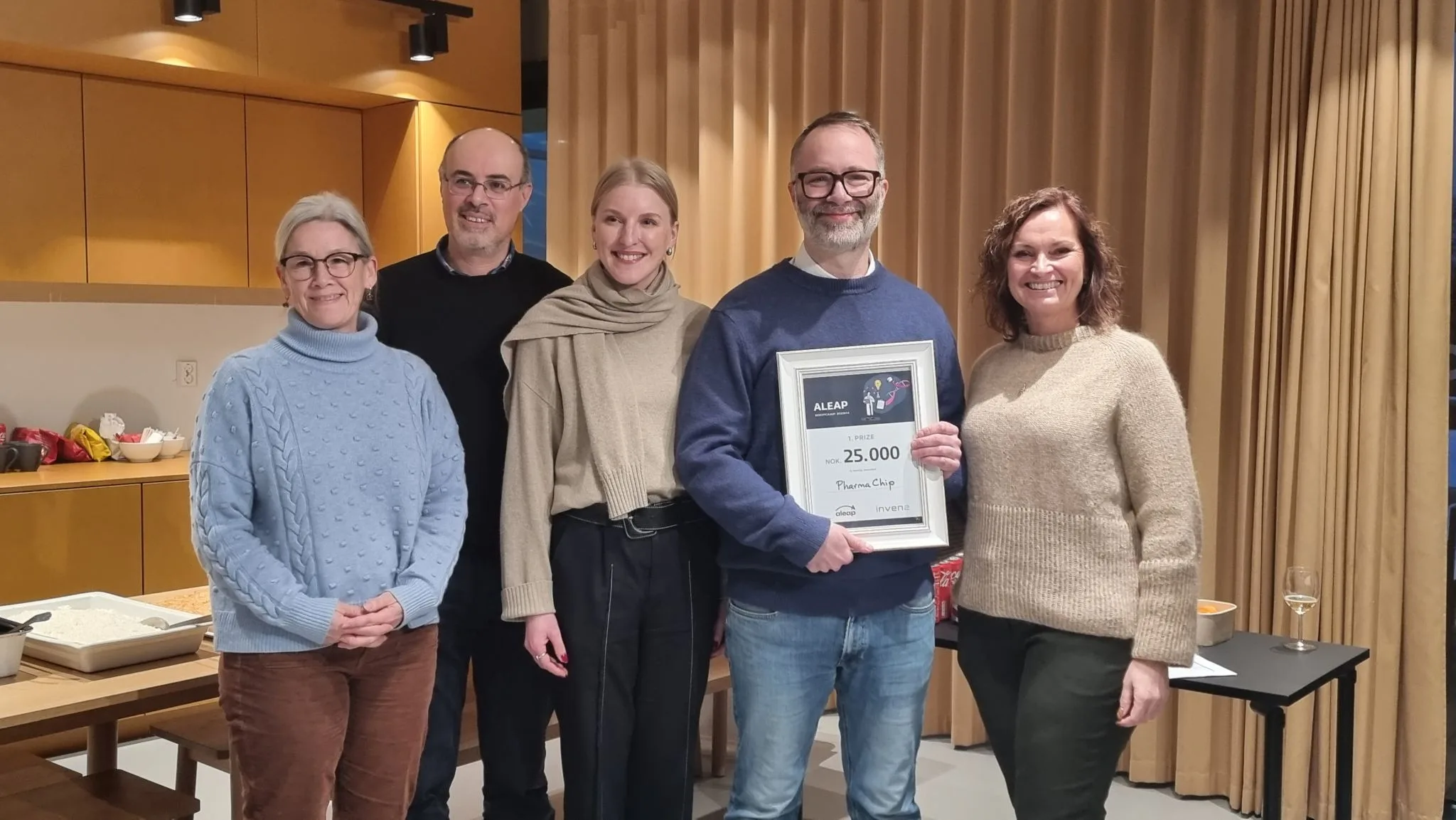 PharmaChip vant pitche-konkurransen på Aleap Bootcamp