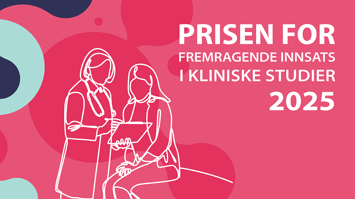 Pris for fremragende innsats i kliniske studier 2025