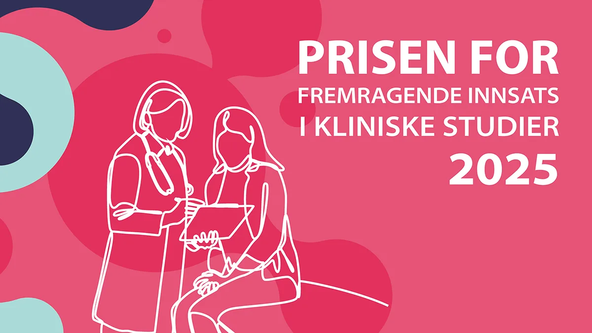 Pris for fremragende innsats i kliniske studier 2025