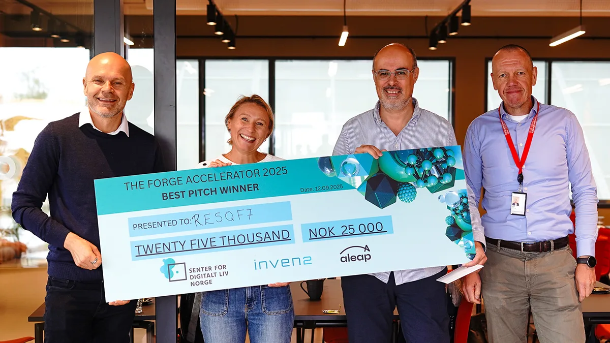 Legemiddelprosjekt fra Oslo vant pitche-konkurransen på The Forge